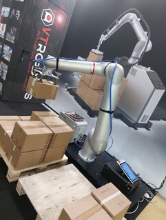 COBOT PALLETTIZZATORE CON VISIONE 3D